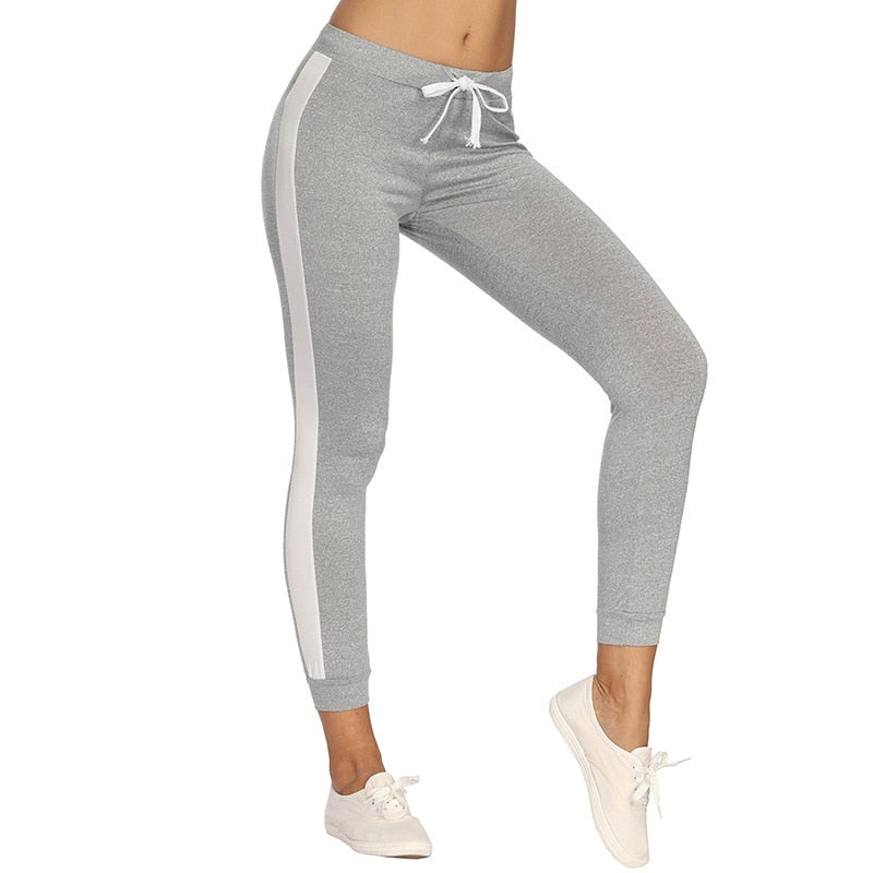 JuliaFashion-Jogger Dance Sport Pants Skinny Tracksuit Bottom