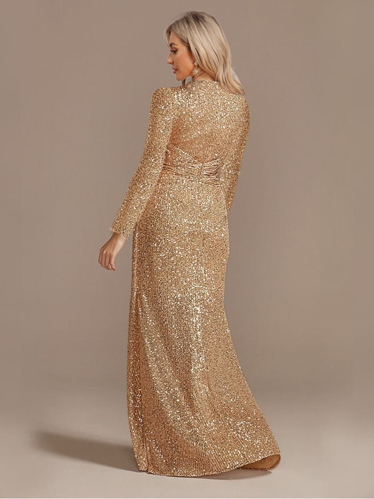 JuliaFashion - 2024 Wedding Sequins Guests Prom Cocktail Dresses