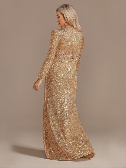 JuliaFashion - 2024 Wedding Sequins Guests Prom Cocktail Dresses