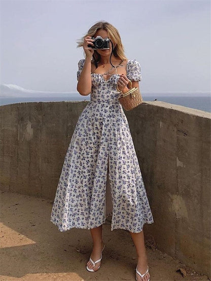 JuliaFashion-2024 Vacation Party Club Boho Dress