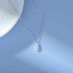 JuliaFashion - 2024 Water Drop Sterling Silver Necklace