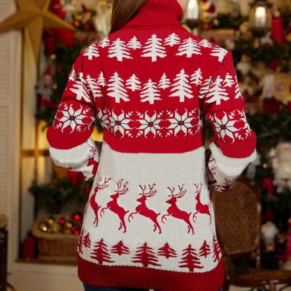 JuliaFashion-Christmas Couples Matching Sweaters 2024 New Year's Pullovers