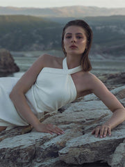 JuliaFashion-Premium High Slit Backless Party Cutout Dress