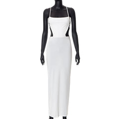 JuliaFashion - 2024 Sexy Criss Cross Bandage Beach Party Dress