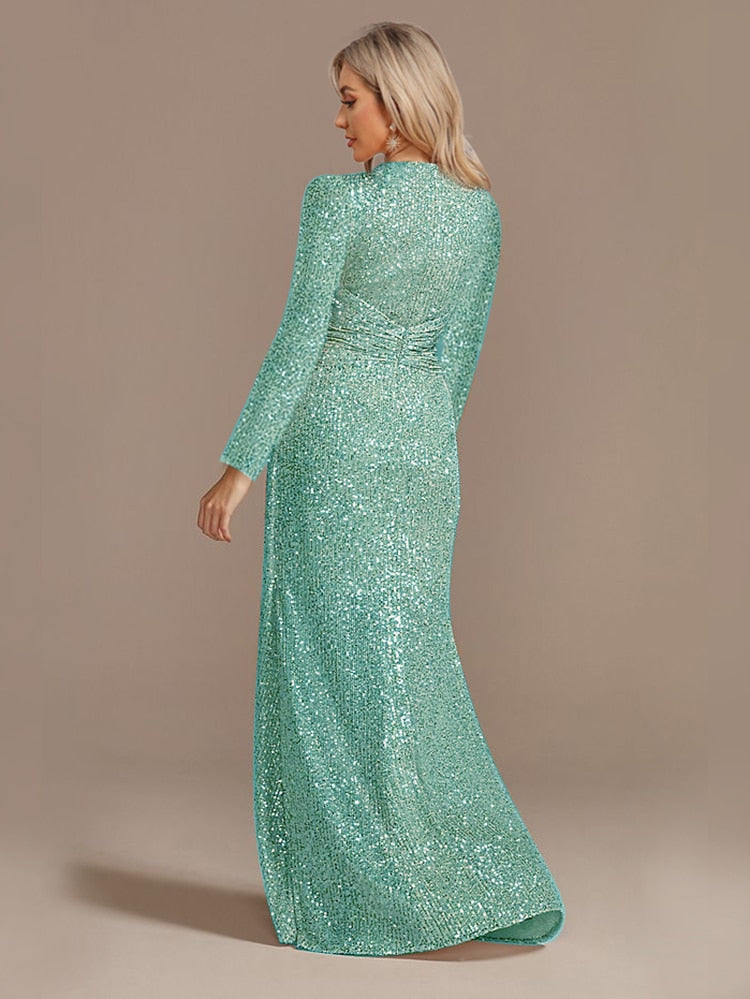 JuliaFashion - 2024 Wedding Sequins Guests Prom Cocktail Dresses