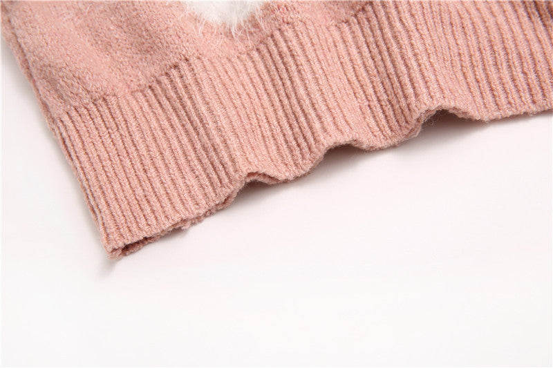 JuliaFashion-Cute Women's Pullover Sweater New Christmas Santa Claus Loose Tops