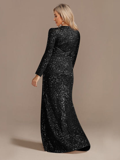 JuliaFashion - 2024 Wedding Sequins Guests Prom Cocktail Dresses