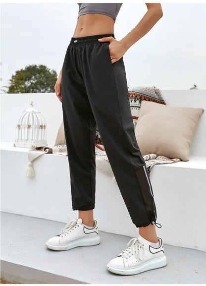 JuliaFashion-Casual Quick-Drying Loose Yoga Fitness Trousers