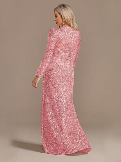 JuliaFashion - 2024 Wedding Sequins Guests Prom Cocktail Dresses