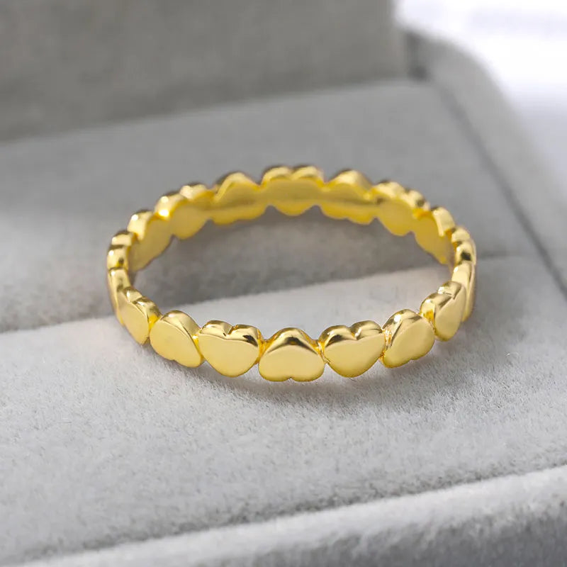 JuliaFashion - 2024 Vintage Heart Stainless Steel Ring