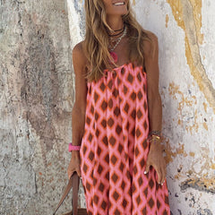 JuliaFashion - Sleeveless Vacation Shift Dress