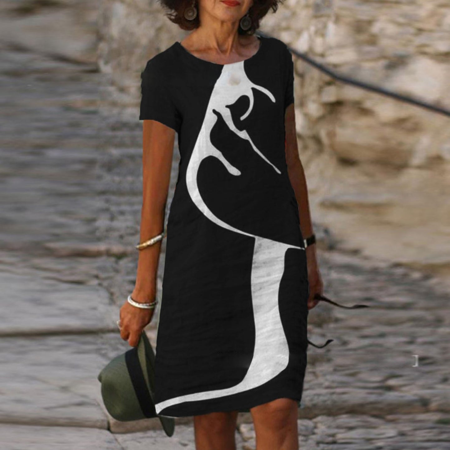 JuliaFashion-Linen Holiday Bohemia Beach Party Boho Dress