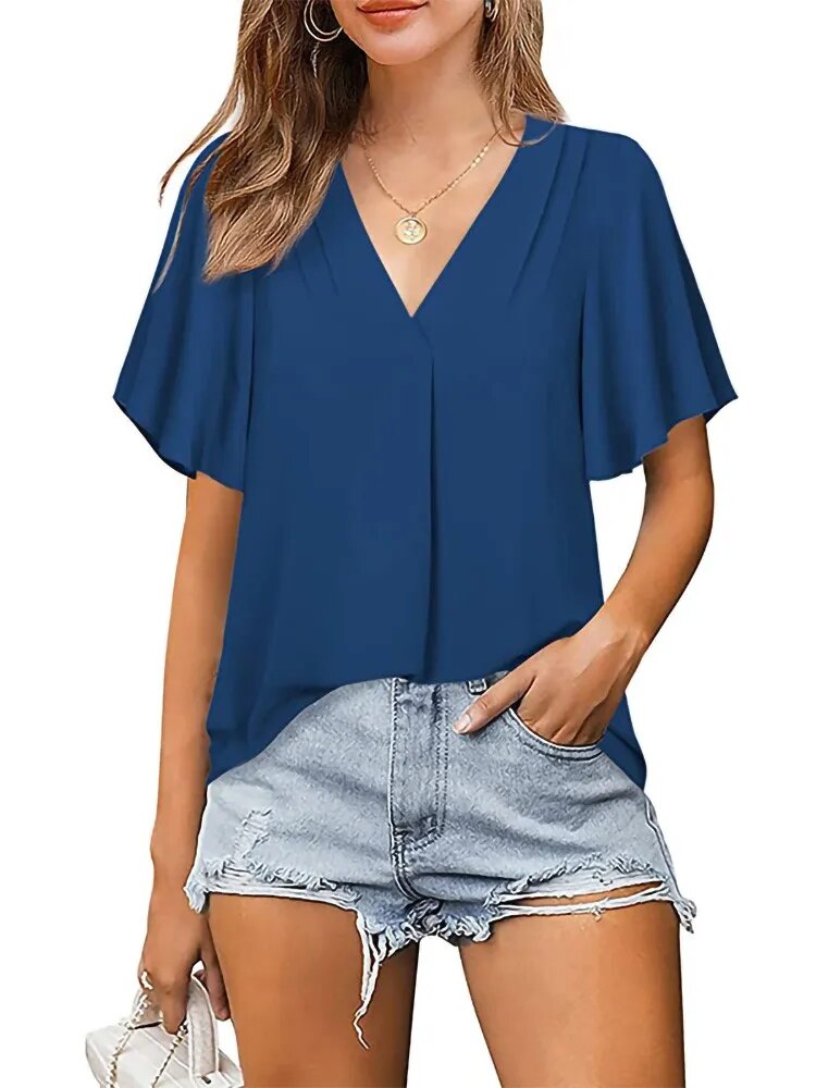 JuliaFashion-Office Work Lady Blouse