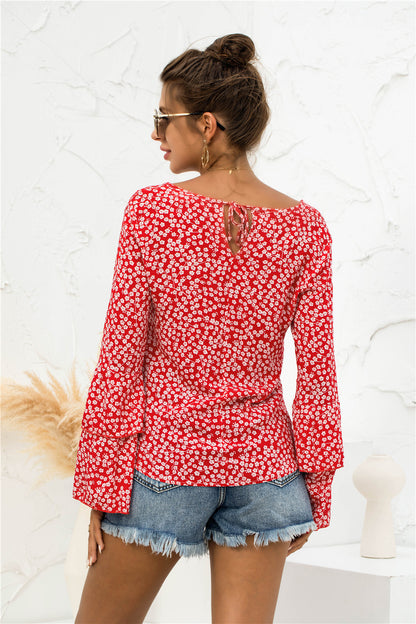 Floral Summer Long Sleeve T-Shirts