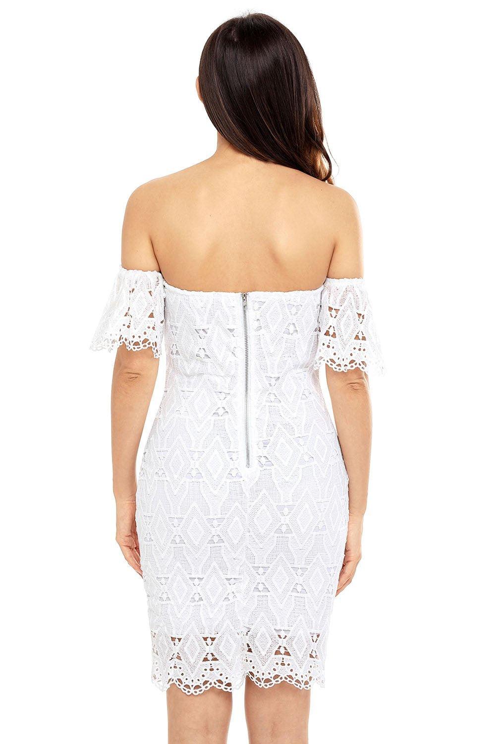 JuliaFashion - 2024 The True Love Off Shoulder Lace Dress