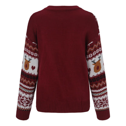 JuliaFashion-Christmas Winter Long Cardigans Women Button Front Sweater