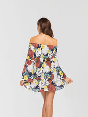 JuliaFashion - Without You Floral Off The Shoulder Dress
