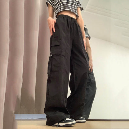 JuliaFashion - 2024 Streetwear Oversize Low Waist Joggers