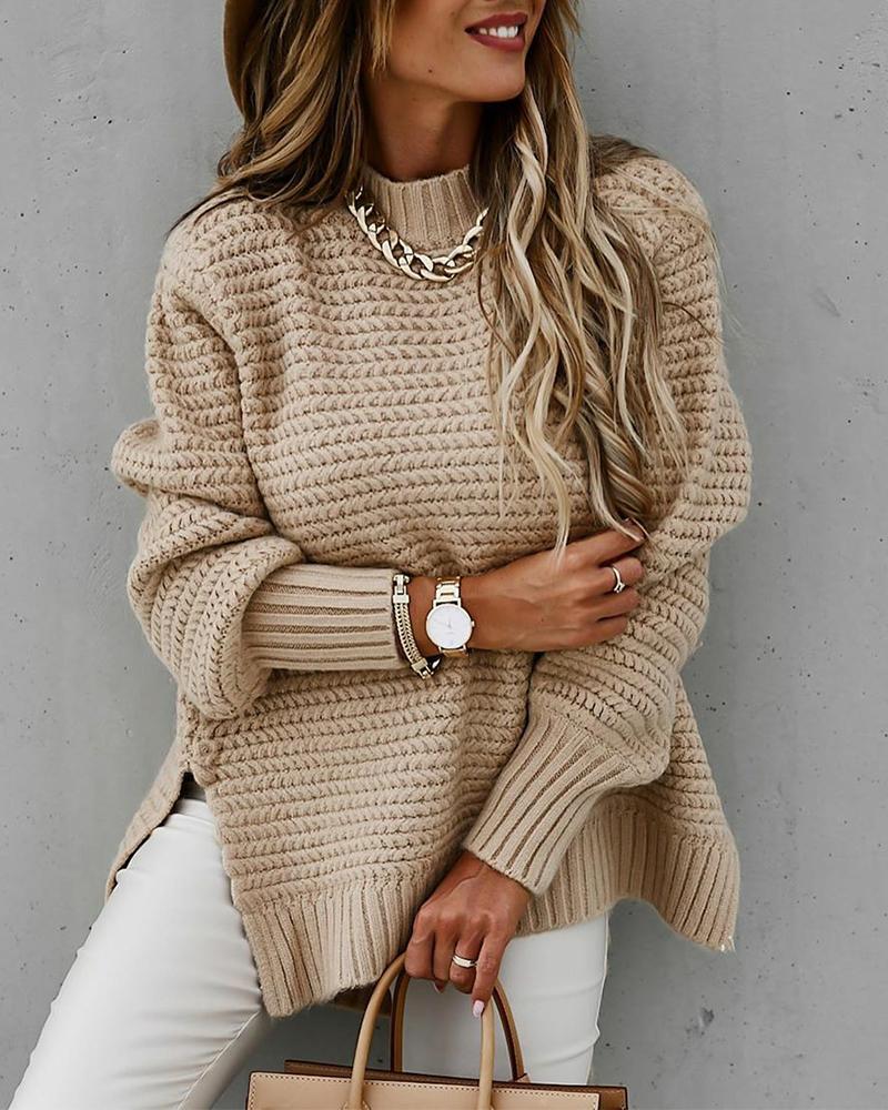 Women Fashion Casual Long Sleeve Sweater