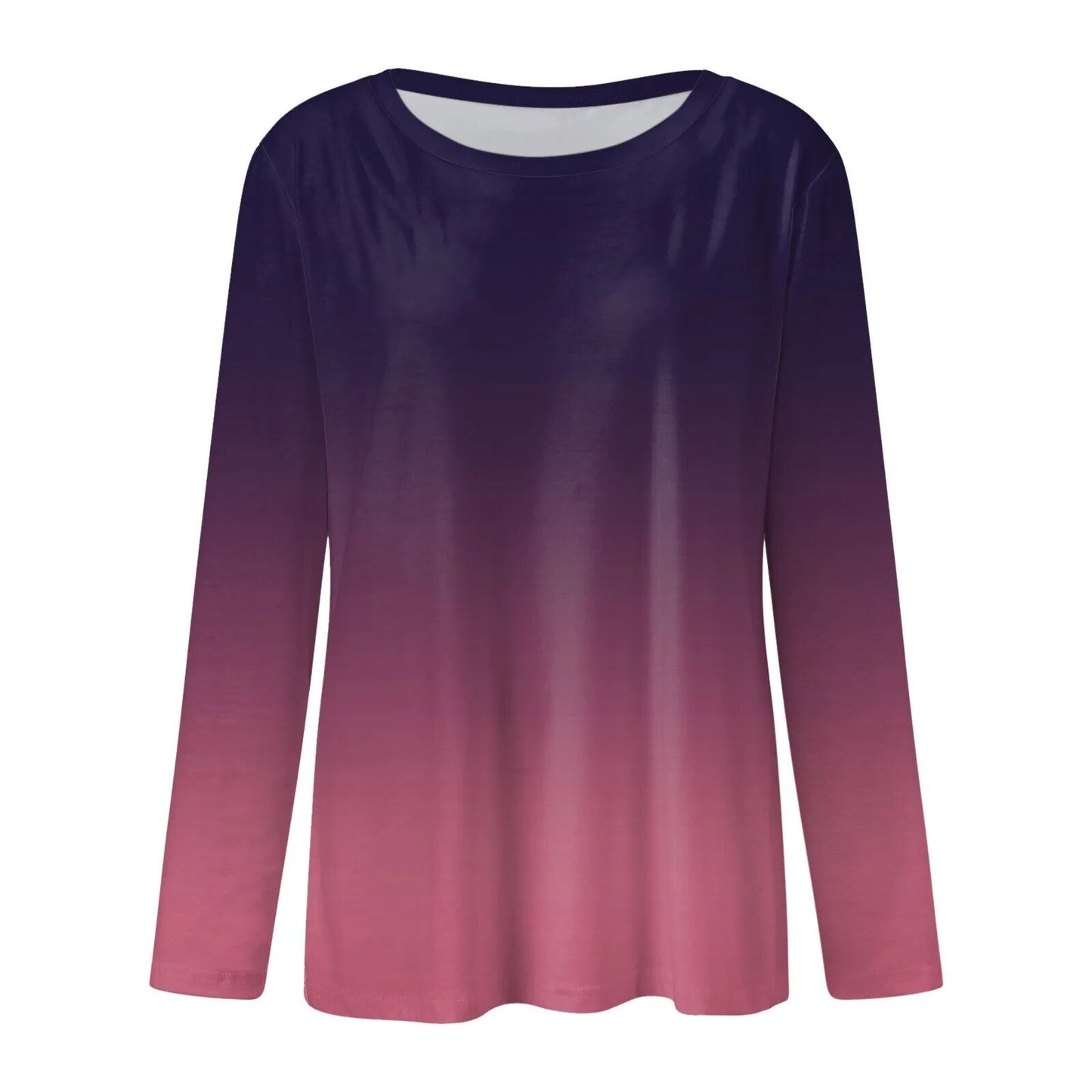 JuliaFashion - 2024 Streetwear Cotton Crew Neck Blouse