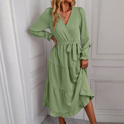 JuliaFashion - 2024 Vintage Streetwear Loose Casual Midi Dress