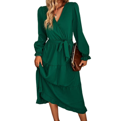 JuliaFashion - 2024 Vintage Streetwear Loose Casual Midi Dress