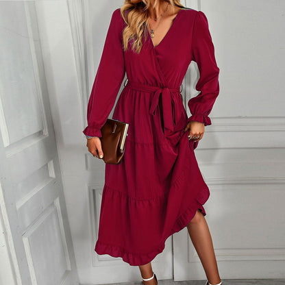 JuliaFashion - 2024 Vintage Streetwear Loose Casual Midi Dress