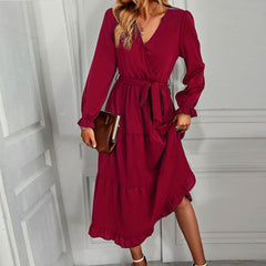 JuliaFashion - Vintage Streetwear Loose Casual Midi Dress