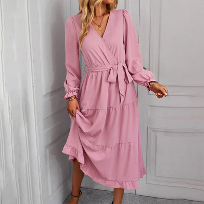 JuliaFashion - 2024 Vintage Streetwear Loose Casual Midi Dress