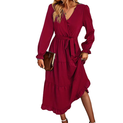 JuliaFashion - 2024 Vintage Streetwear Loose Casual Midi Dress