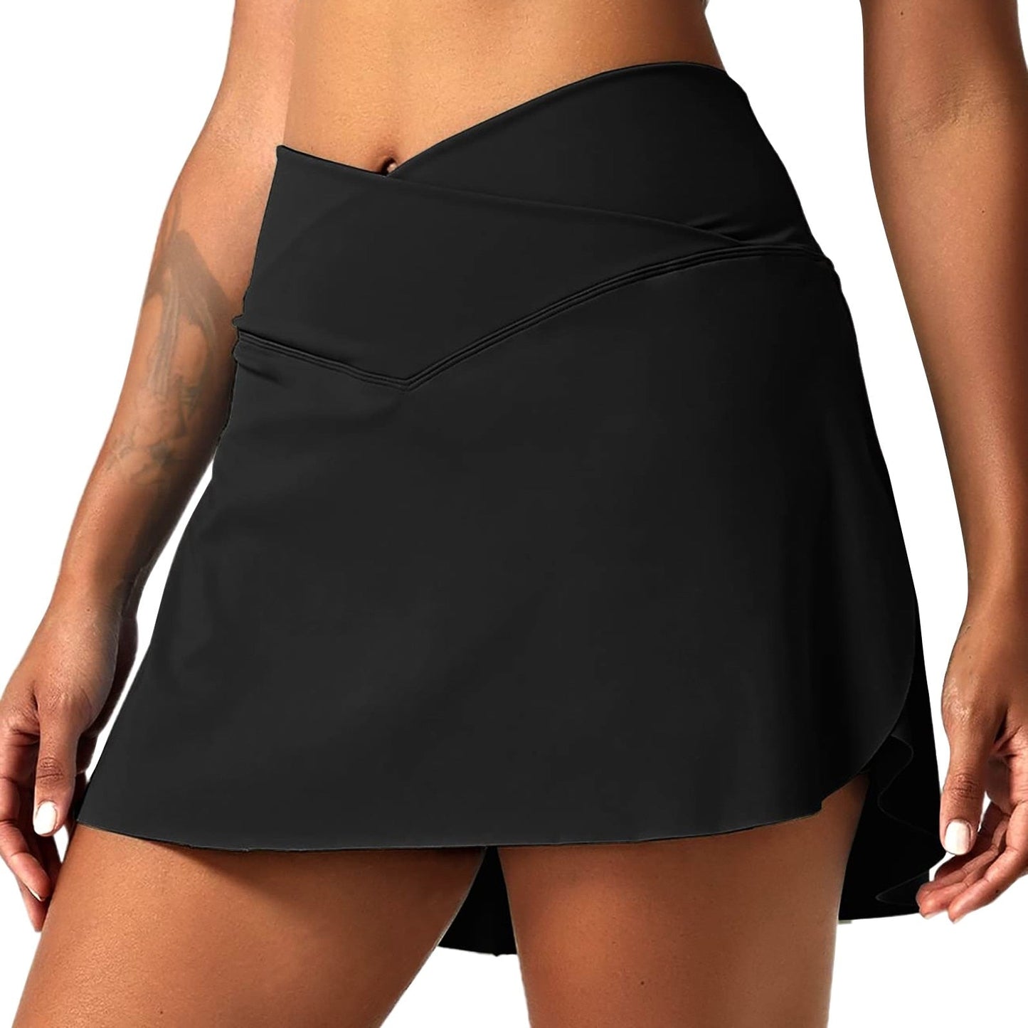 JuliaFashion-Flowy Butterfly Athletic Running Shorts