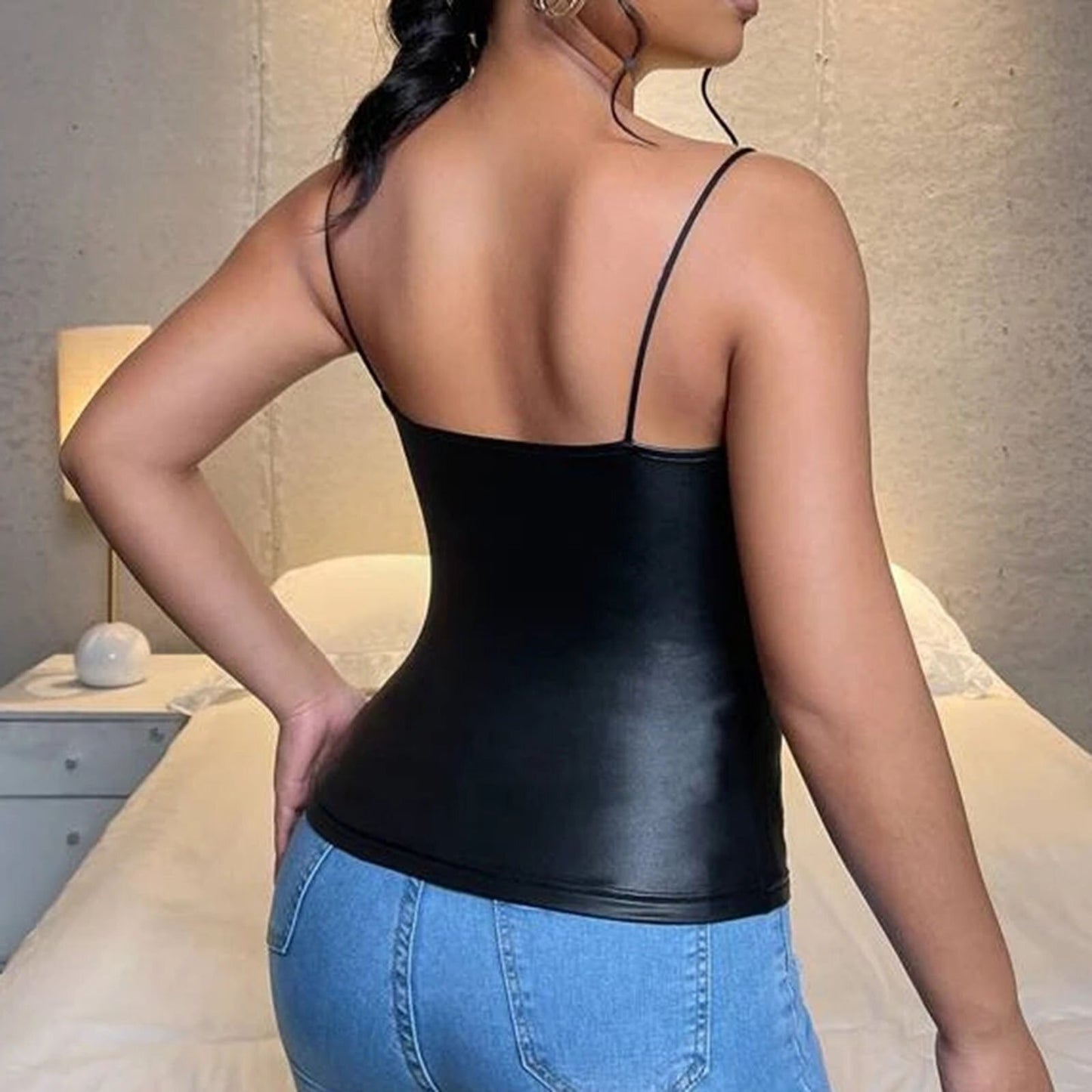 JuliaFashion - Vintage Lace Corset Crop Top Cami Tops