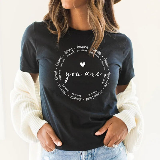 JuliaFashion - 2024 Streetwear Christian Cotton Tee