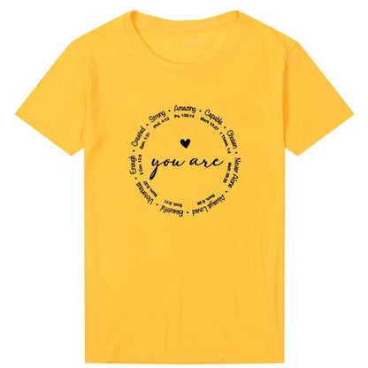 JuliaFashion - 2024 Streetwear Christian Cotton Tee