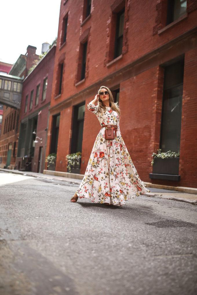 JuliaFashion-Luludress 2024 Orange Flowers Boho Sundress