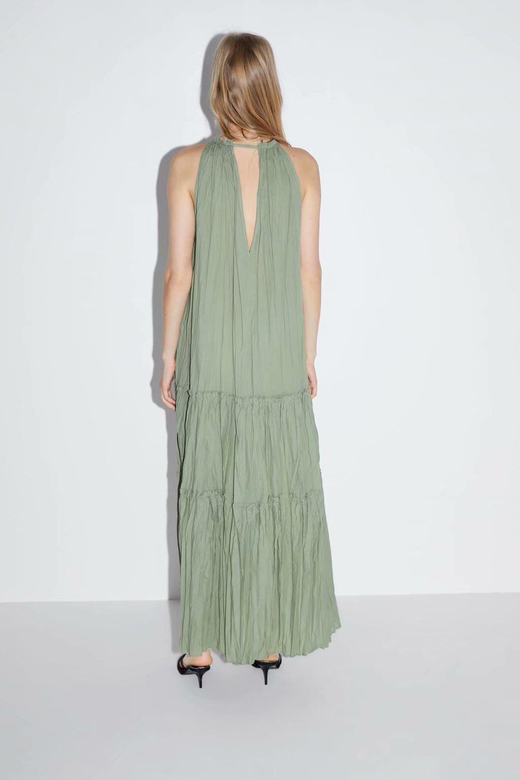 JuliaFashion - 2024 Sexy Loose Strap Maxi Boho Dress